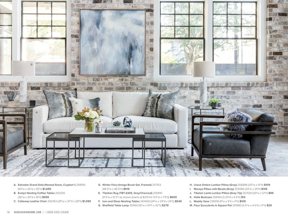 High Fashion Home Catalog Fall 2018 Evelyn Nesting Coffee Table