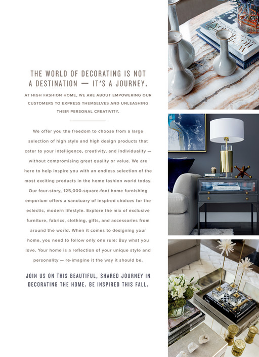 High Fashion Home Catalog Fall 2015 Page 23